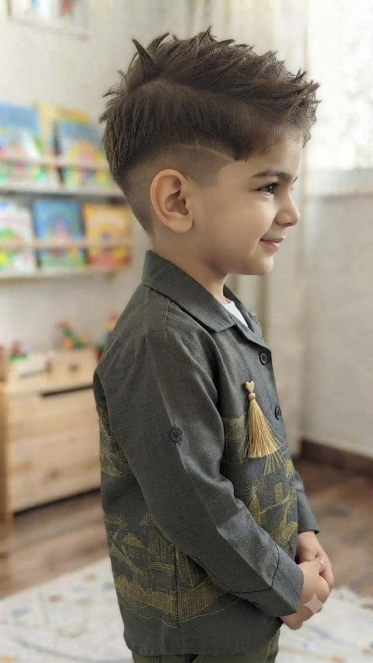 Boys Stylish Cargo Pant & Printed Shirt Set -6535B